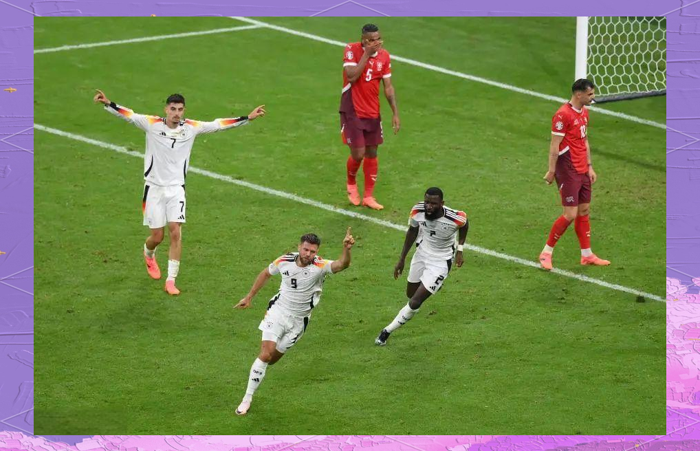 瑞士队胜出，进军欧锦赛四强